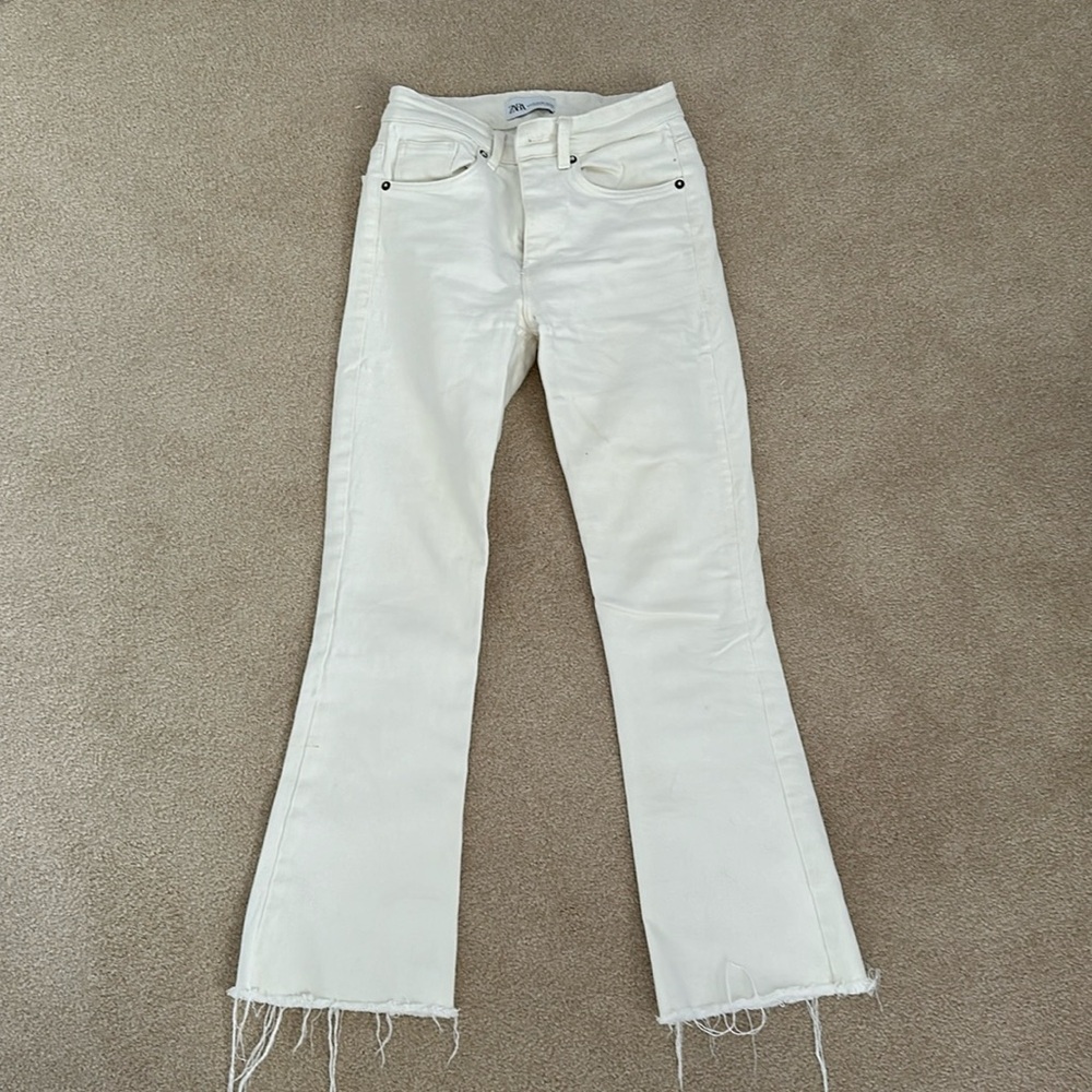 Zara White jeans
